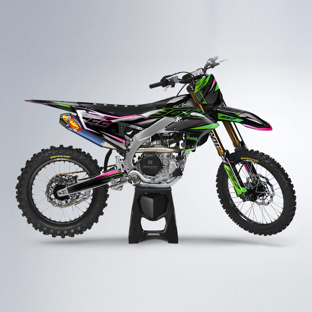 DORTOS Yamaha YZF MX motocross graphics kit in Green