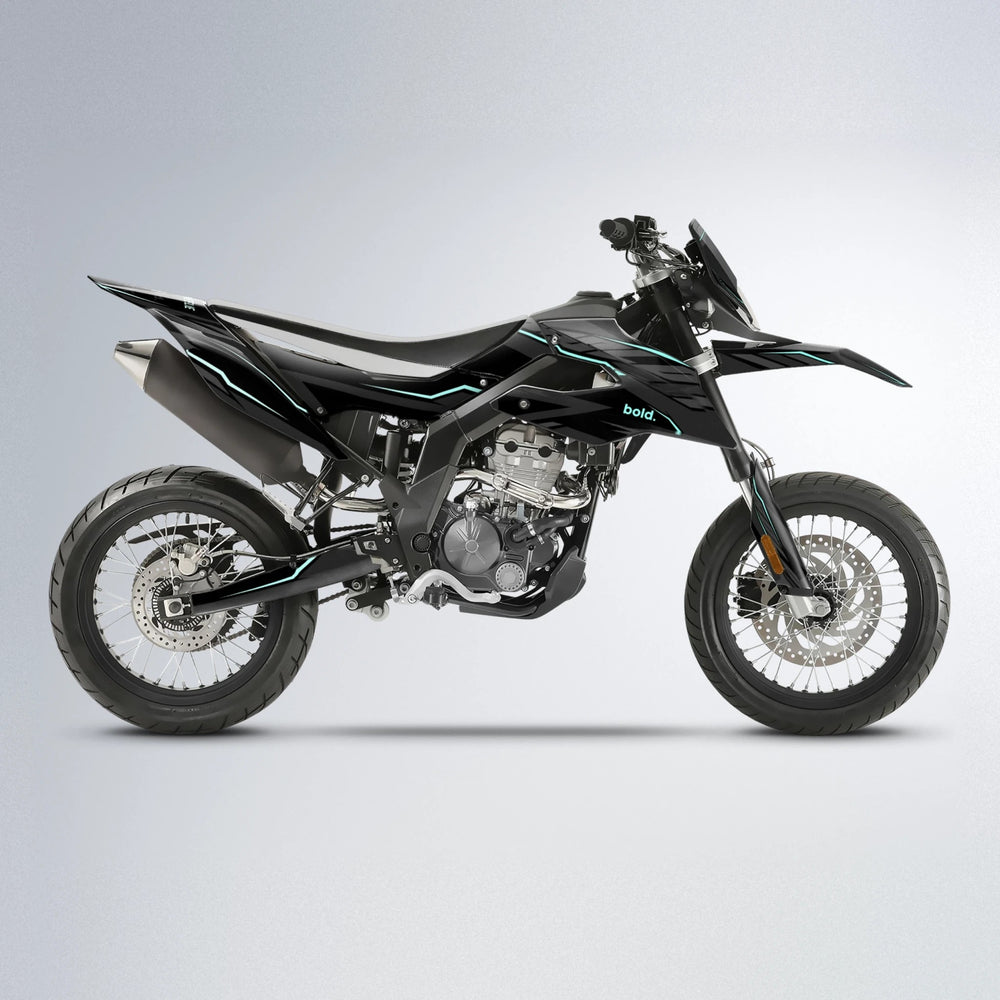 DRIFT Aprilia SX 125 supermoto graphics kit in Mint