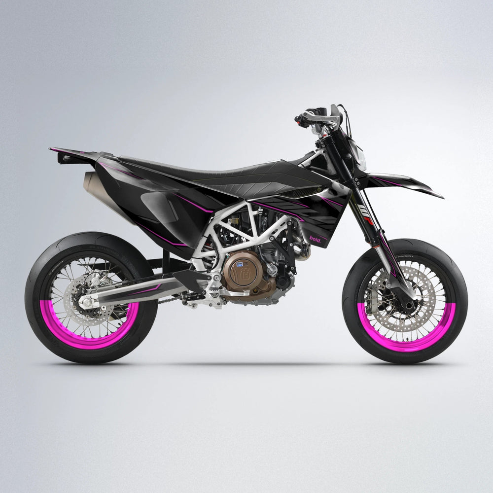 DRIFT Husqvarna 701 supermoto graphics kit in Pink