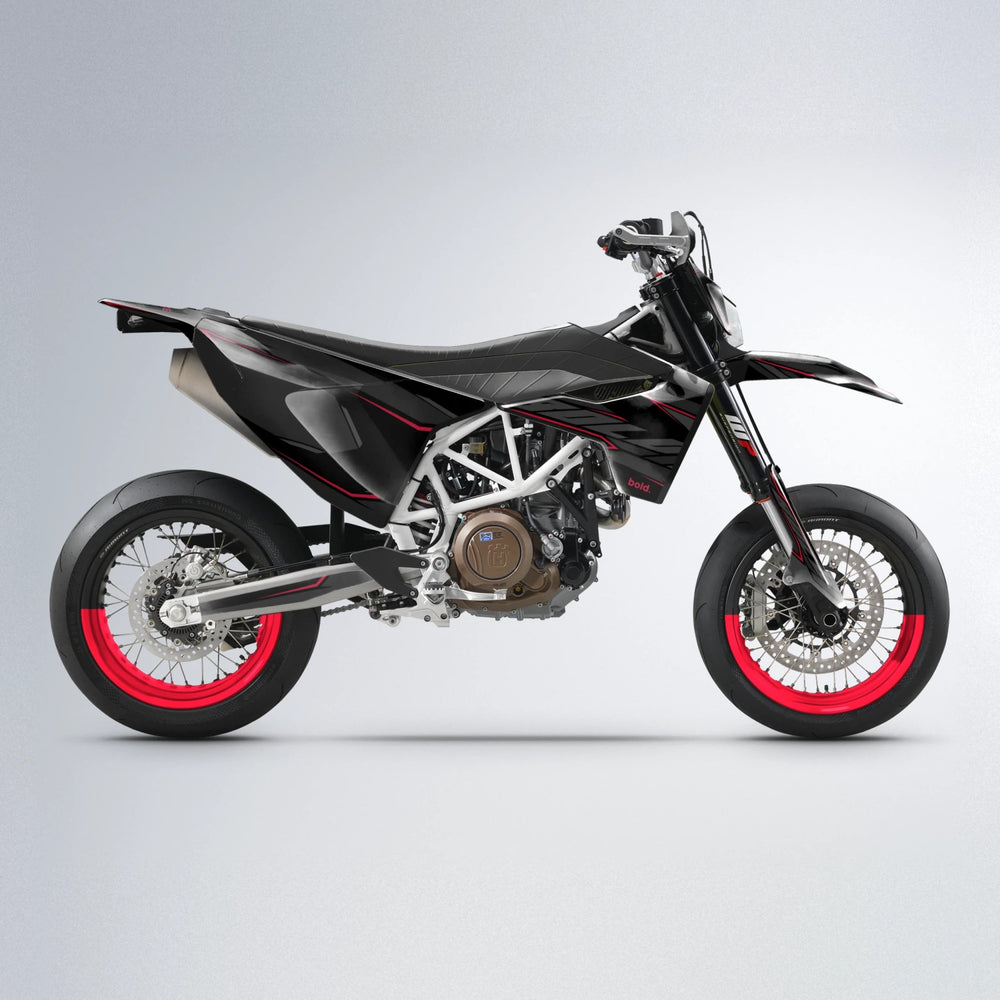 DRIFT Husqvarna 701 supermoto graphics kit in Red