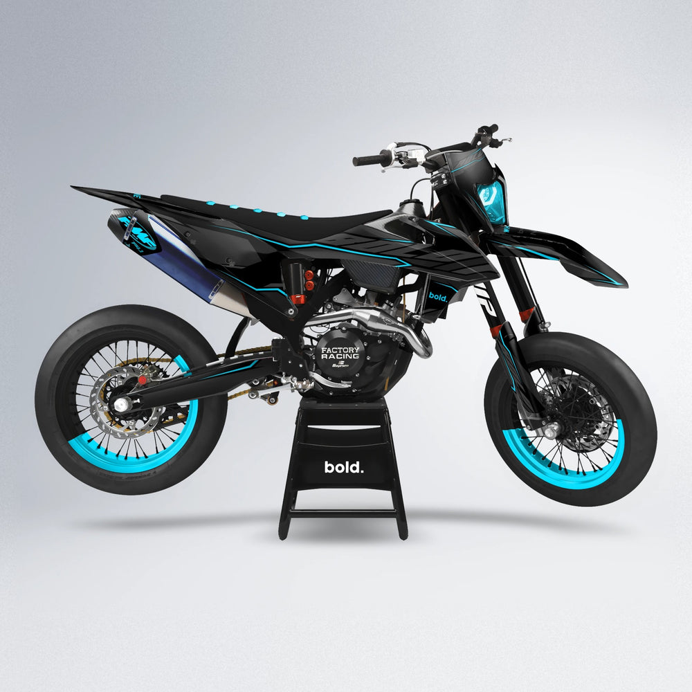 DRIFT supermoto graphics kit in Blue