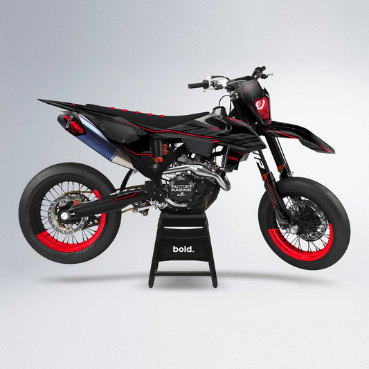 DRIFT supermoto graphics kit in Red