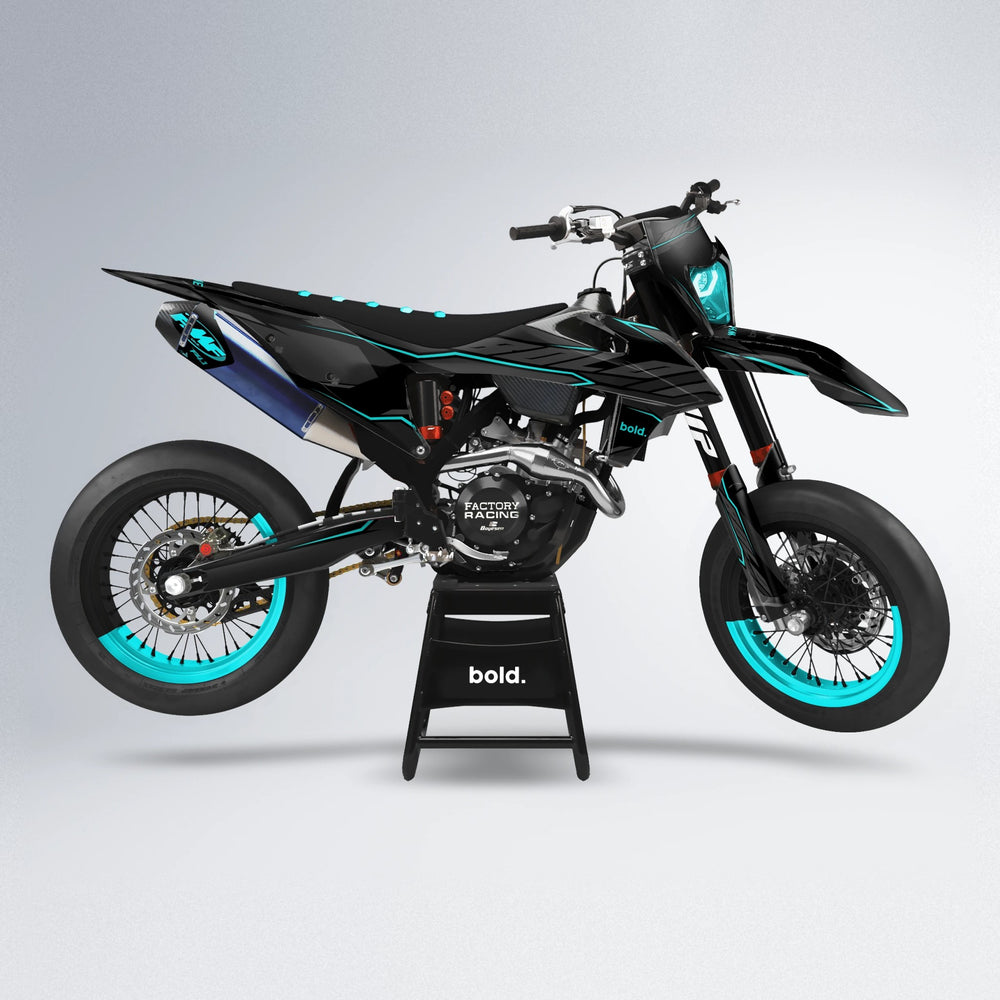 DRIFT supermoto graphics kit in Teal