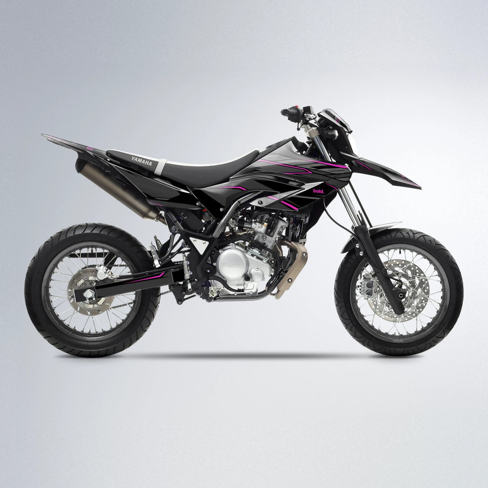 DRIFT Yamaha WR 125X supermoto graphics kit in Pink