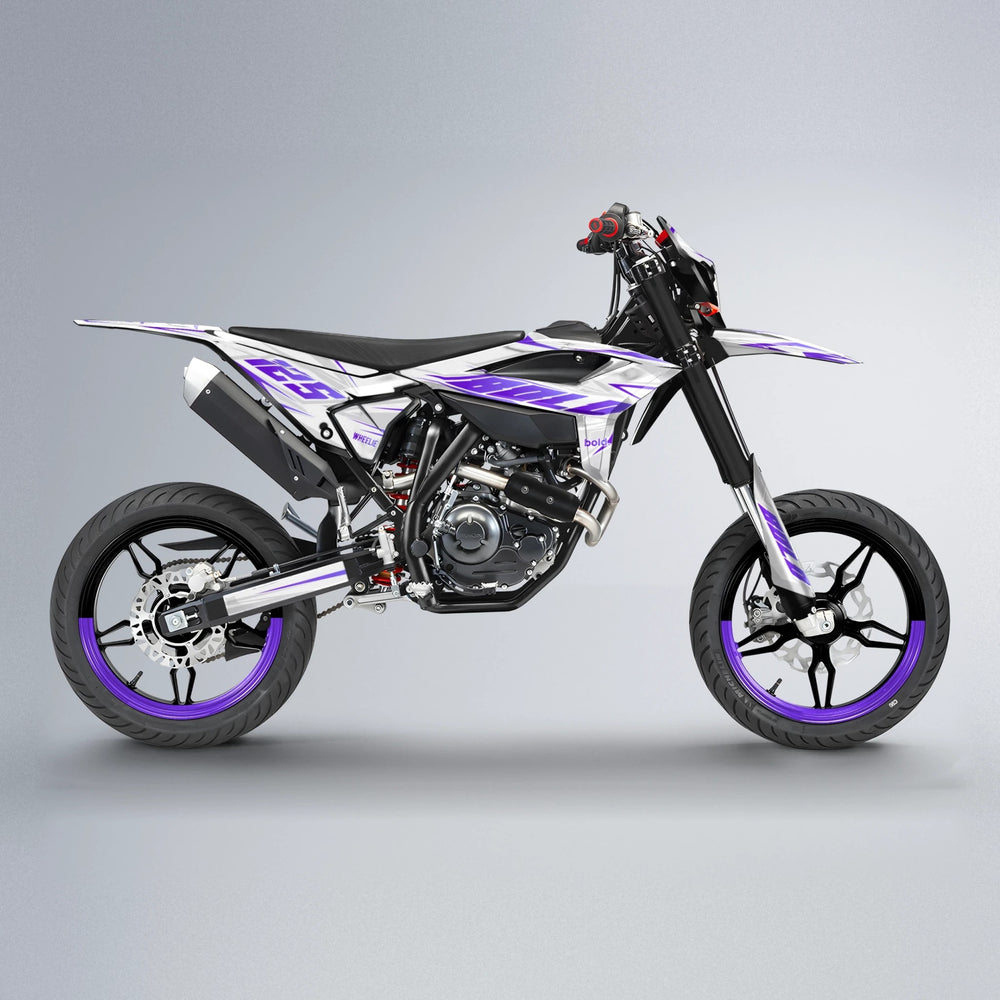 EKKE Beta supermoto graphics kit in Purple