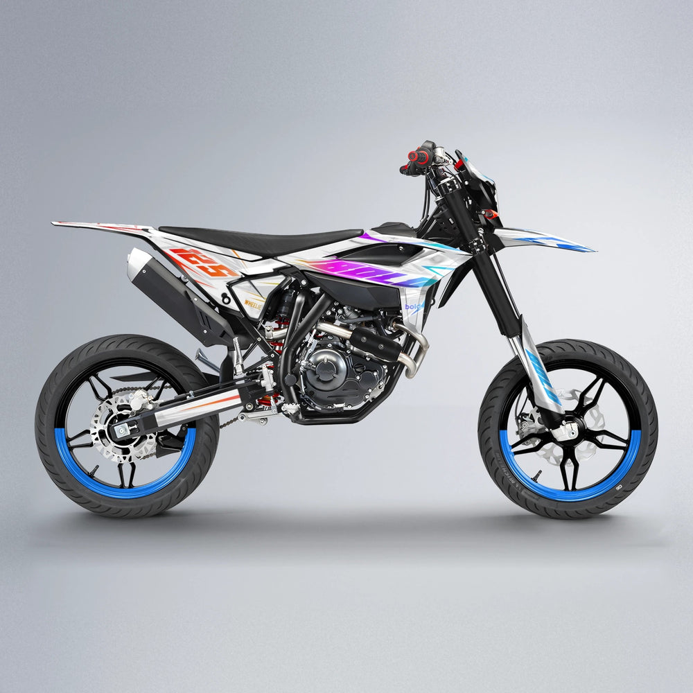 EKKE Beta supermoto graphics kit in Sunset Fade