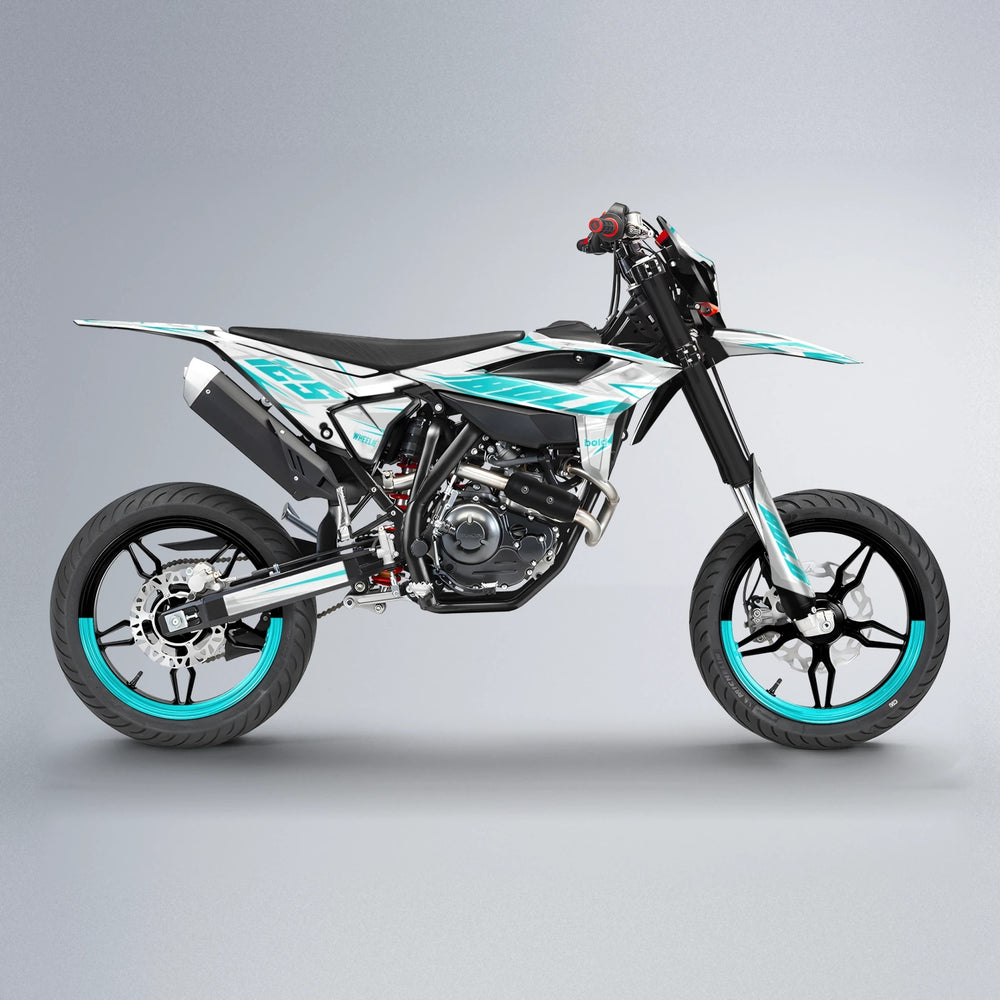 EKKE Beta supermoto graphics kit in Teal