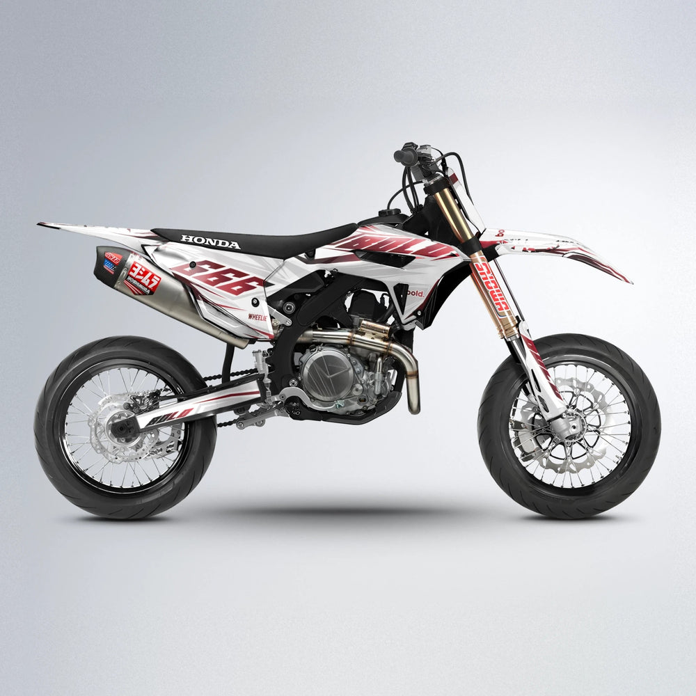 EKKE Honda supermoto graphics kit in Black & Red