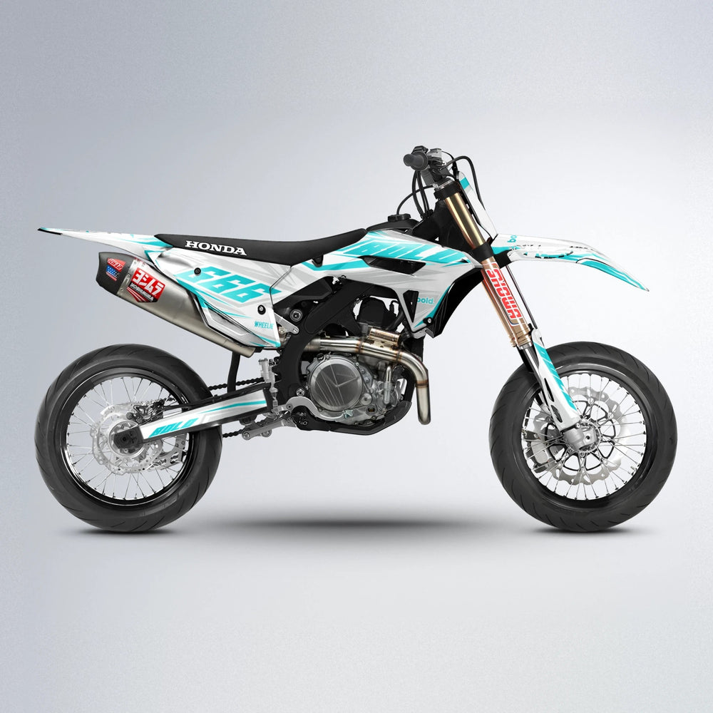 EKKE Honda supermoto graphics kit in Teal