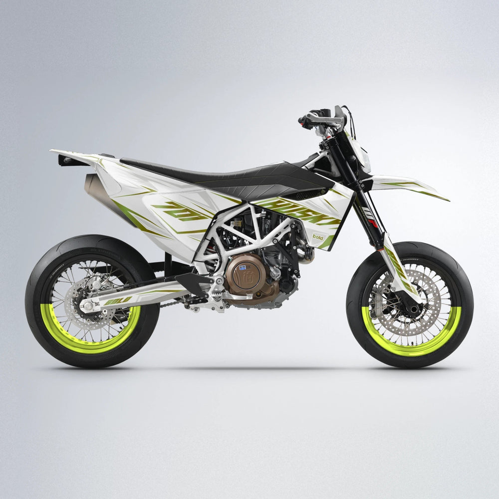 EKKE Husqvarna 701 supermoto graphics kit in Olive