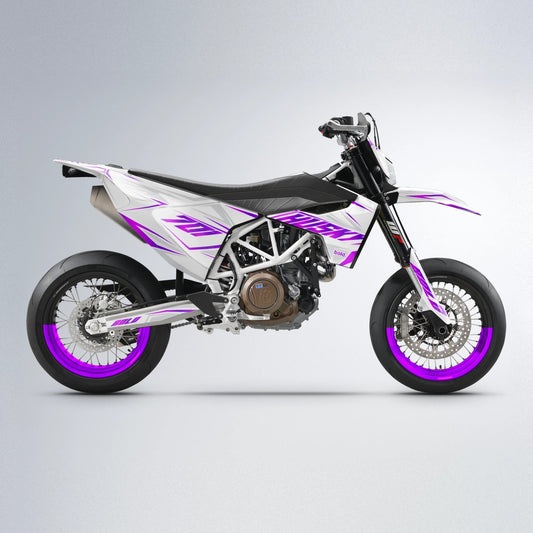EKKE Husqvarna 701 supermoto graphics kit in Pink