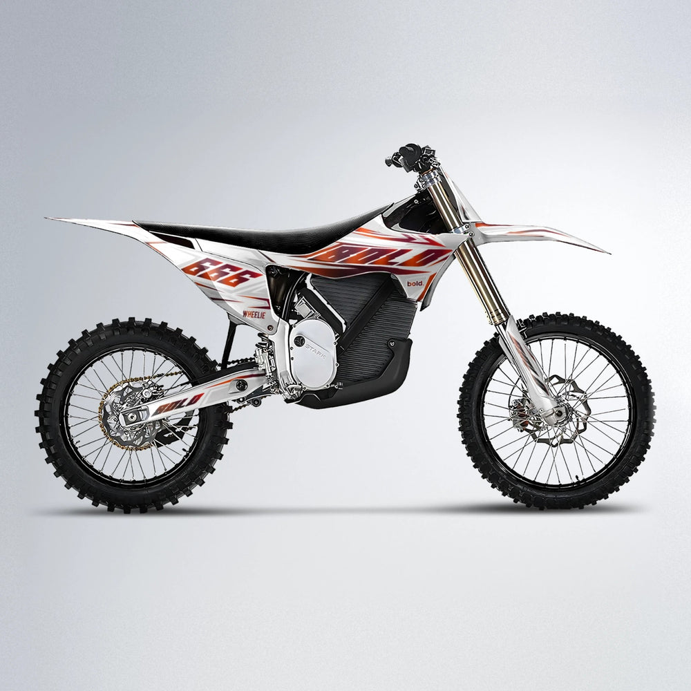 EKKE Stark Varg MX motocross graphics kit in Black & Red