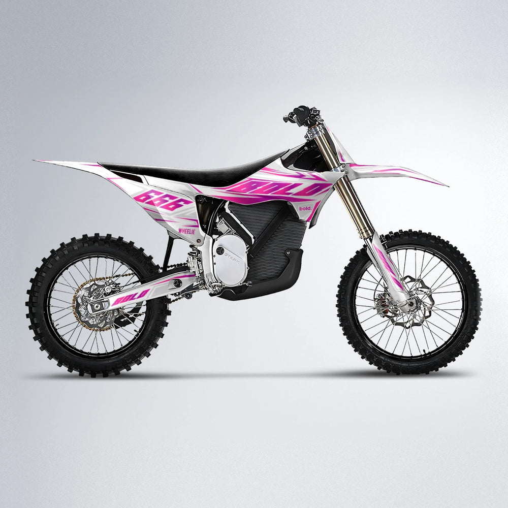 EKKE Stark Varg MX motocross graphics kit in Pink
