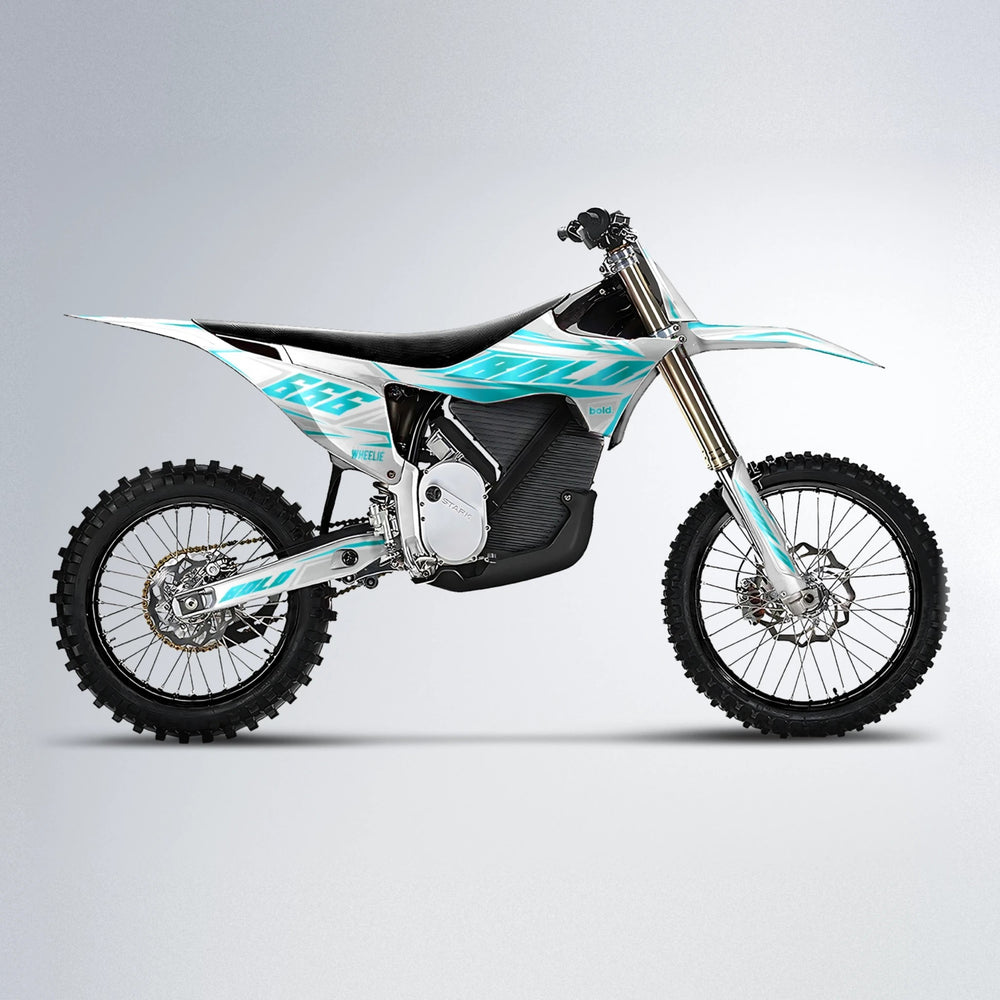 EKKE Stark Varg MX motocross graphics kit in Teal