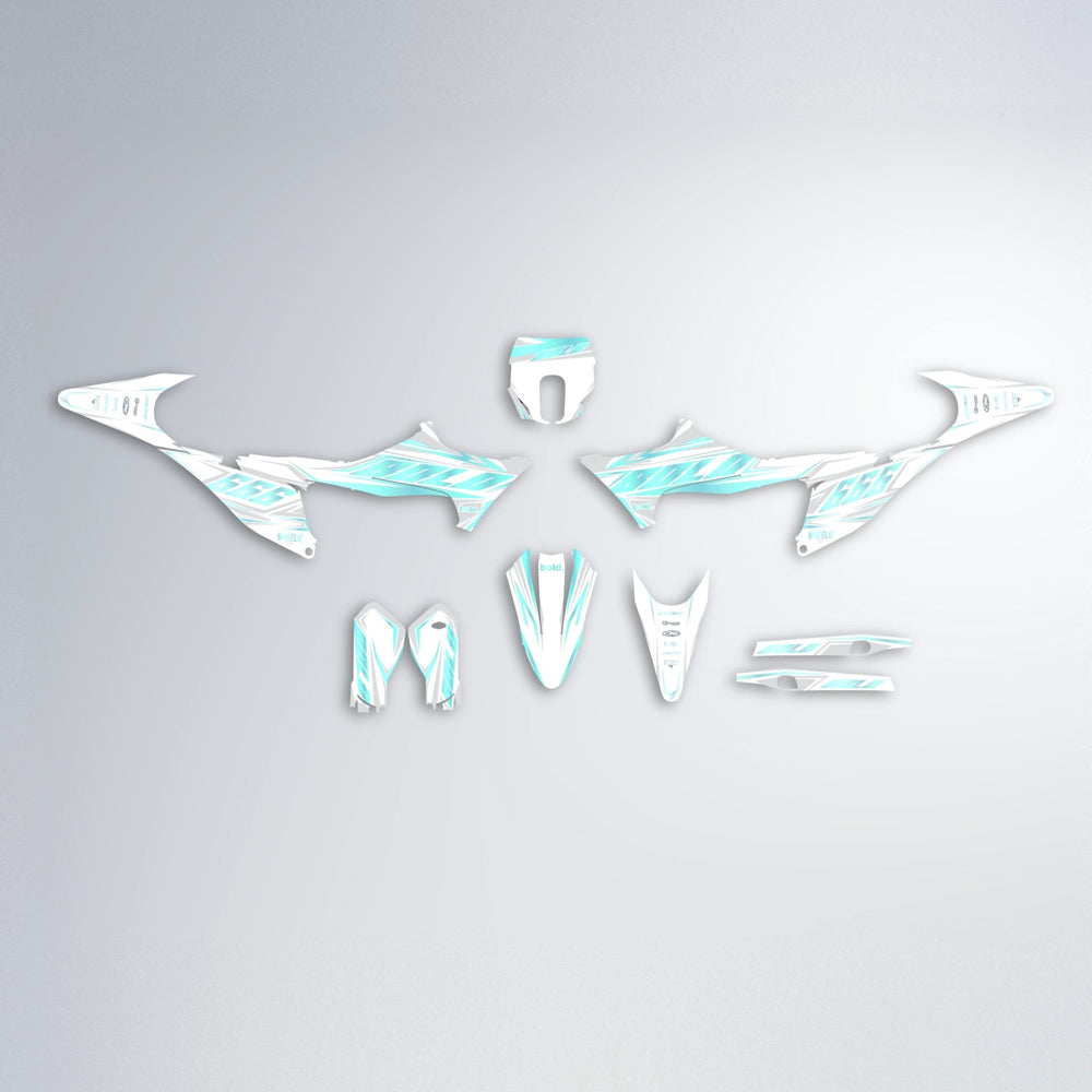 EKKE Stark Varg SM graphics kit parts layout in Mint