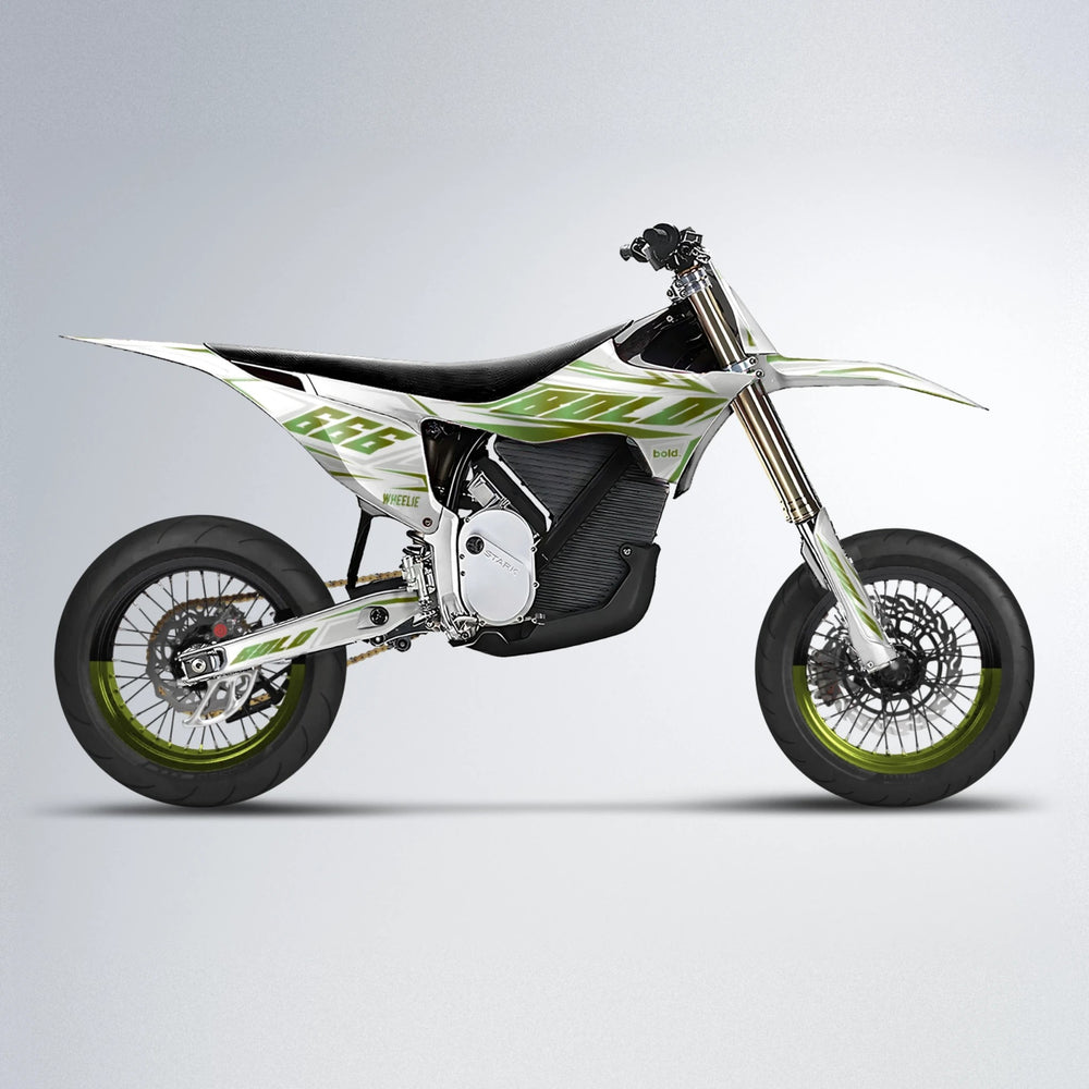 EKKE Stark Varg SM supermoto graphics kit in Olive
