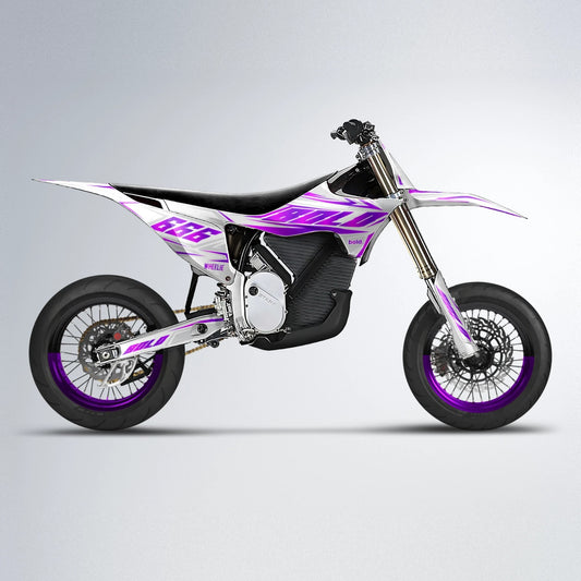 EKKE Stark Varg SM supermoto graphics kit in Purple