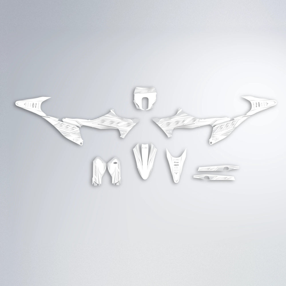 EKKE Stark Varg SM graphics kit parts layout in White