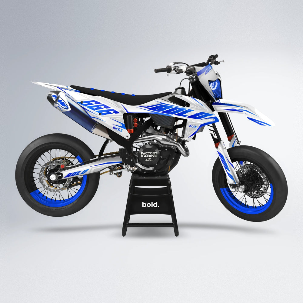 EKKE supermoto graphics kit in Custom Colour