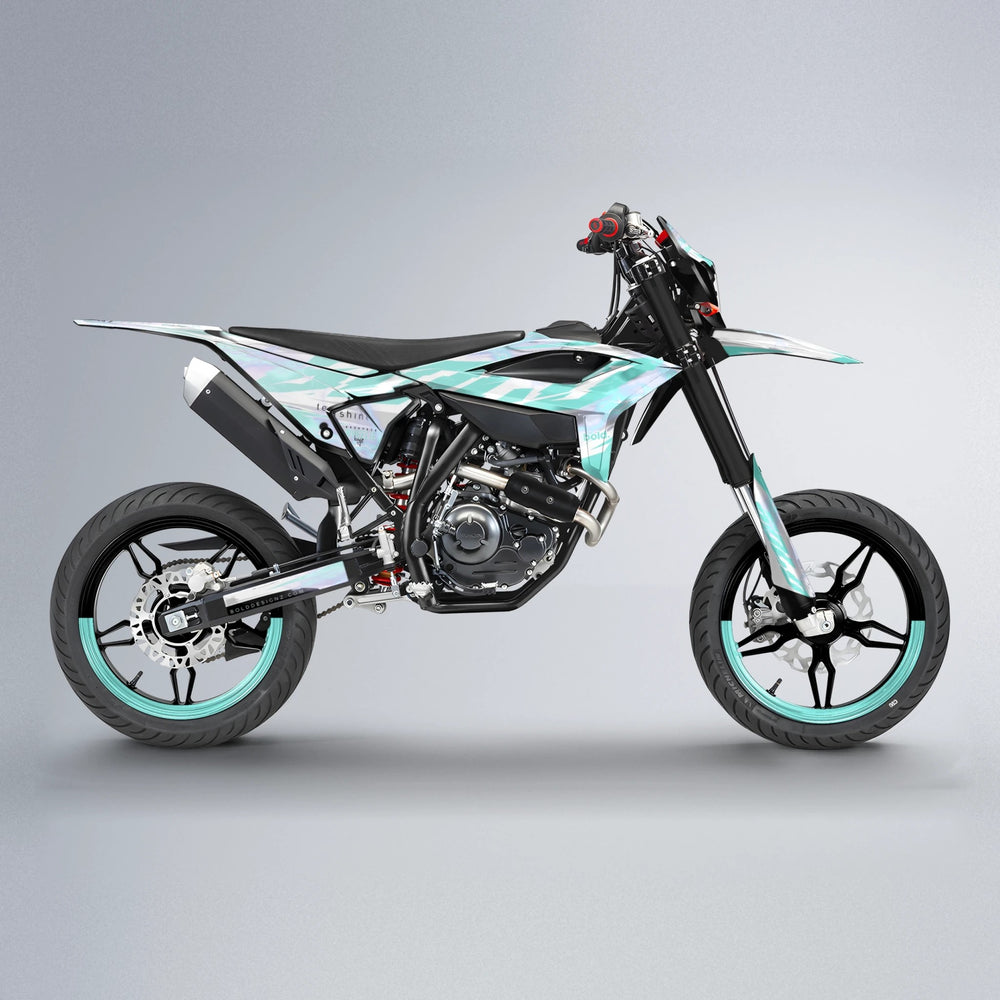 EKKE V2 Beta supermoto graphics kit in Mint