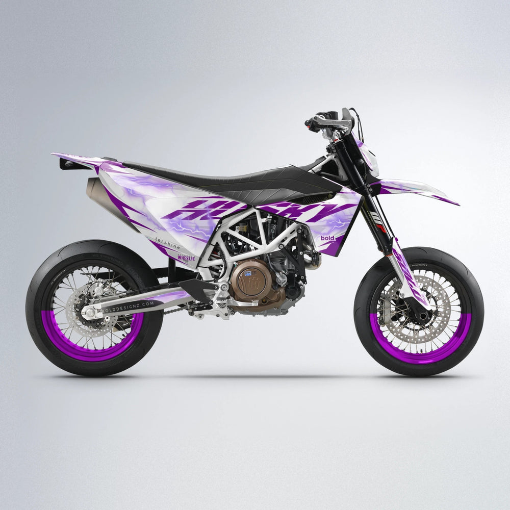 EKKE V2 Husqvarna 701 supermoto graphics kit in Custom Colour