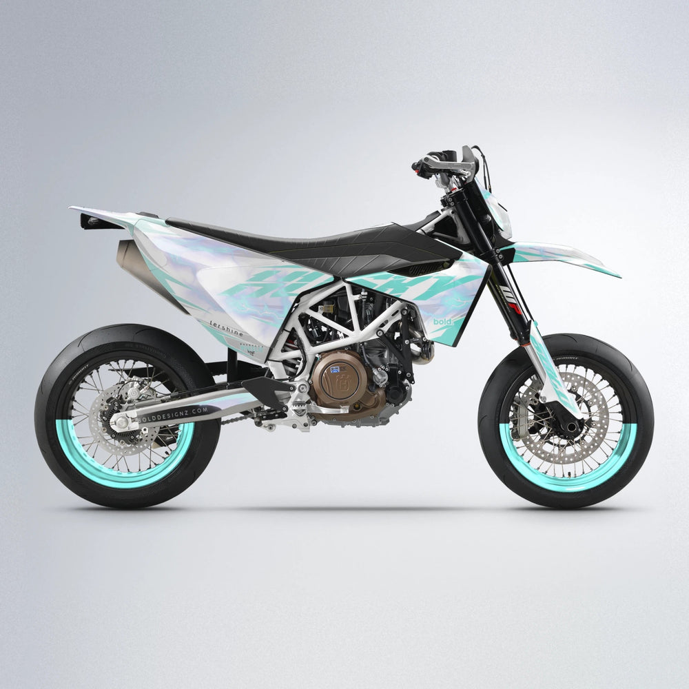EKKE V2 Husqvarna 701 supermoto graphics kit in Mint