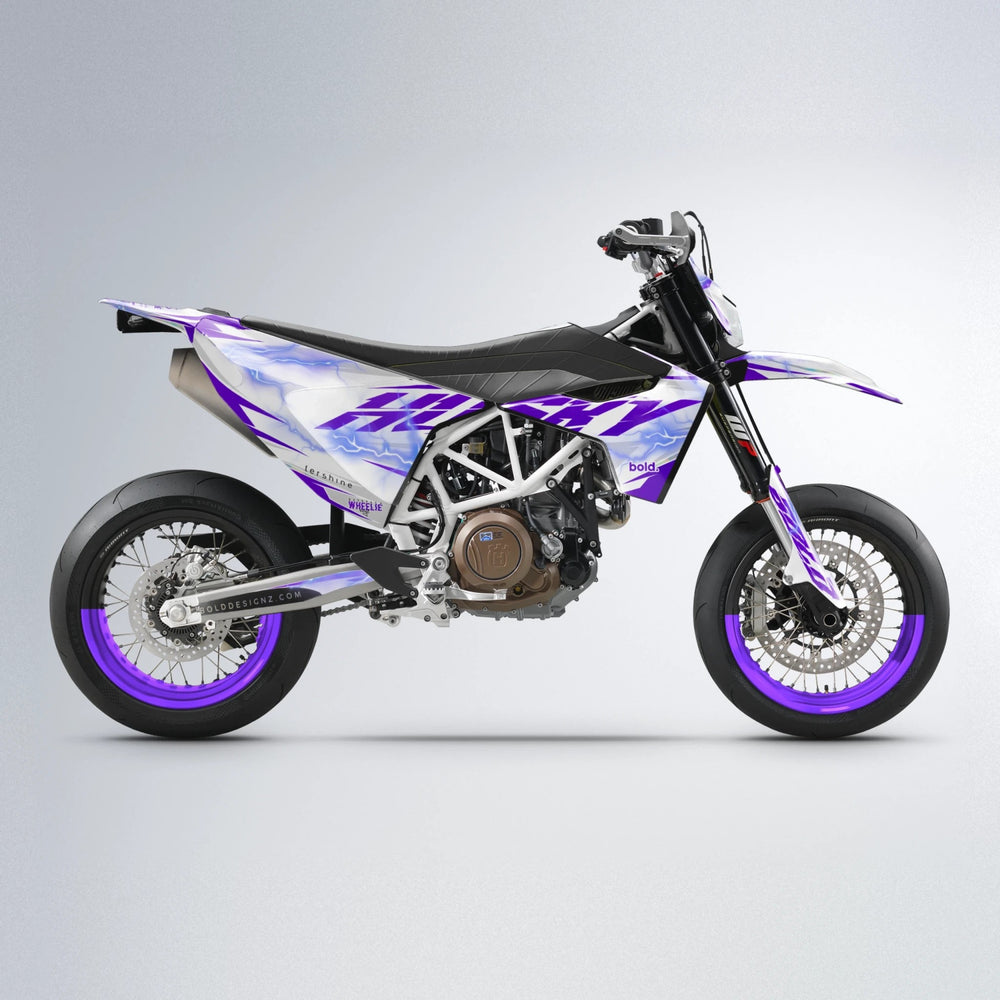 EKKE V2 Husqvarna 701 supermoto graphics kit in Purple