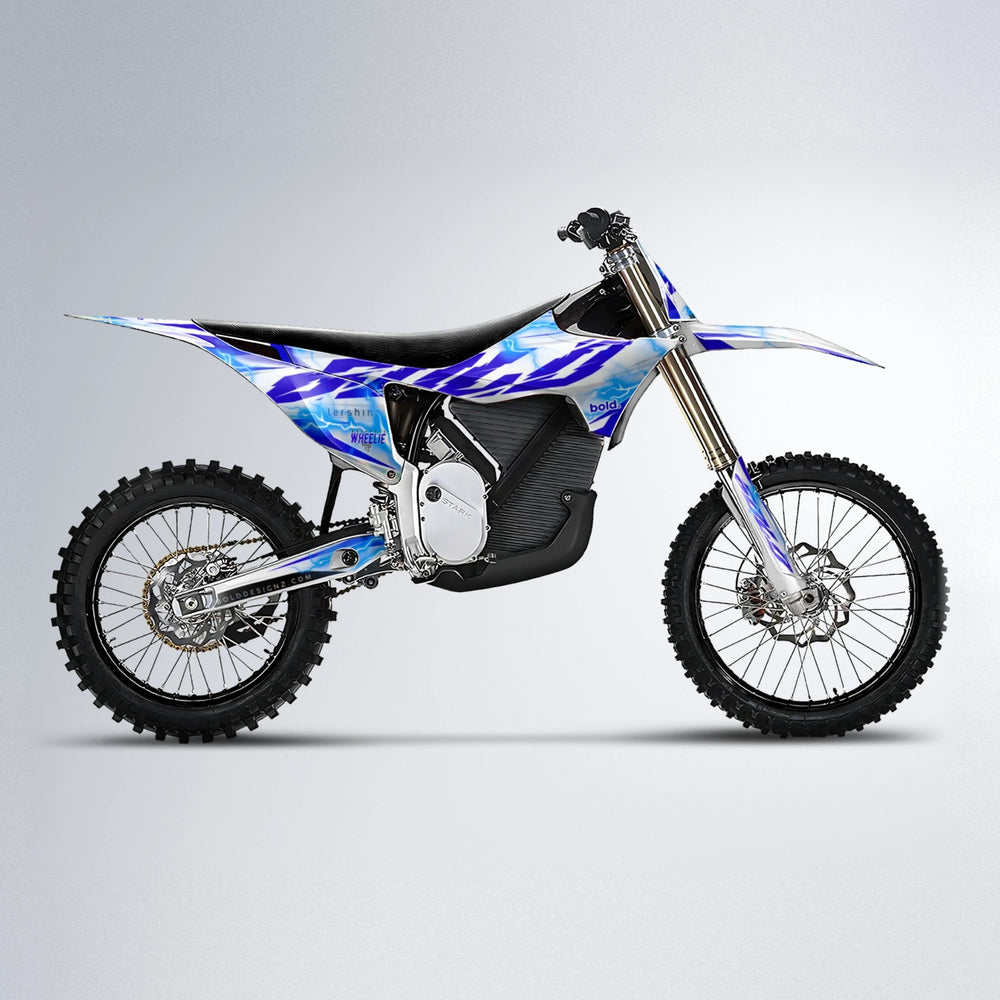 EKKE V2 Stark Varg MX motocross graphics kit in Blue