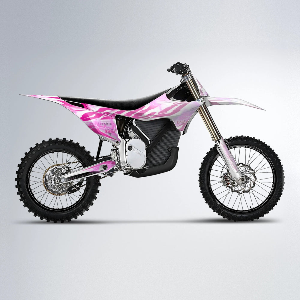 EKKE V2 Stark Varg MX motocross graphics kit in Flamingo