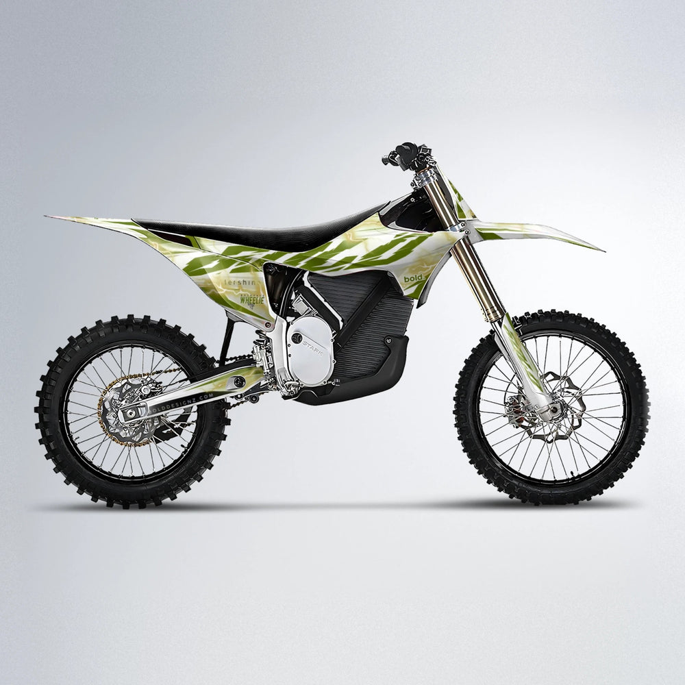 EKKE V2 Stark Varg MX motocross graphics kit in Olive