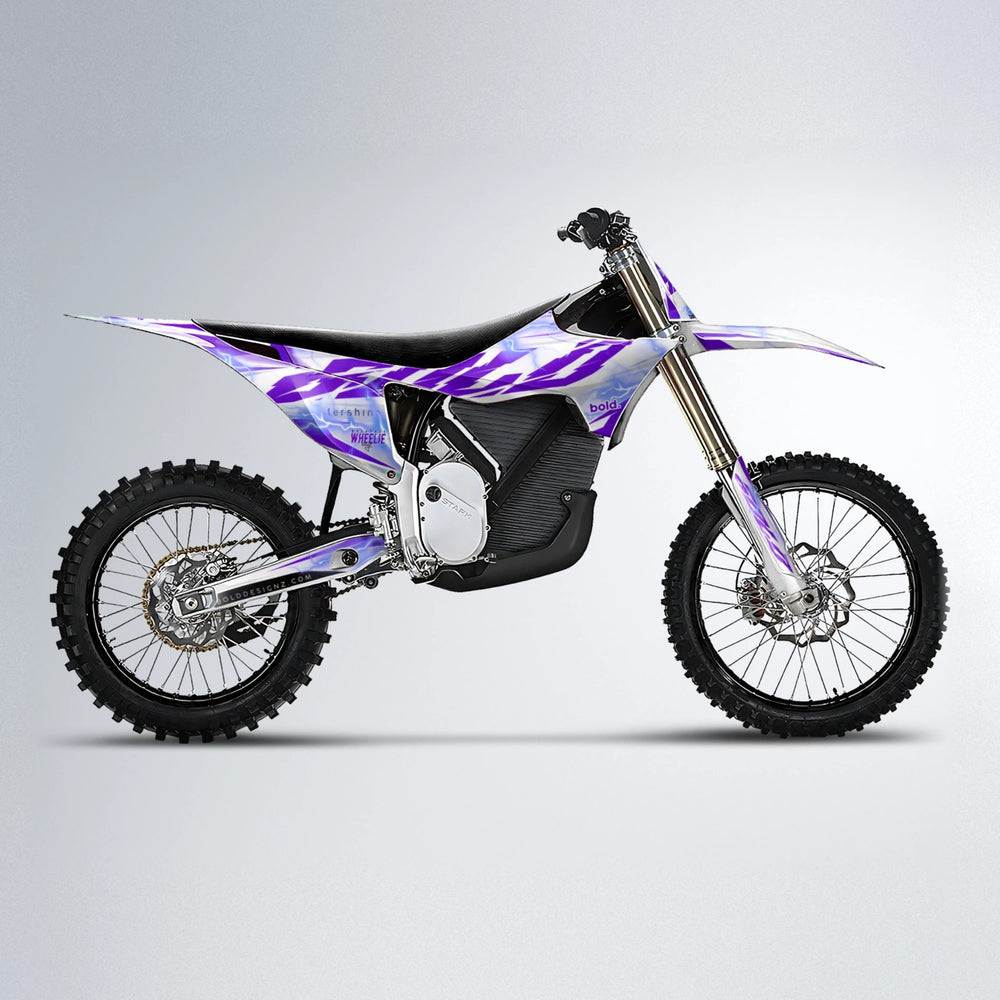 EKKE V2 Stark Varg MX motocross graphics kit in Purple