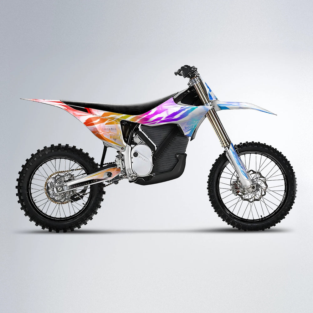 EKKE V2 Stark Varg MX motocross graphics kit in Sunset Fade