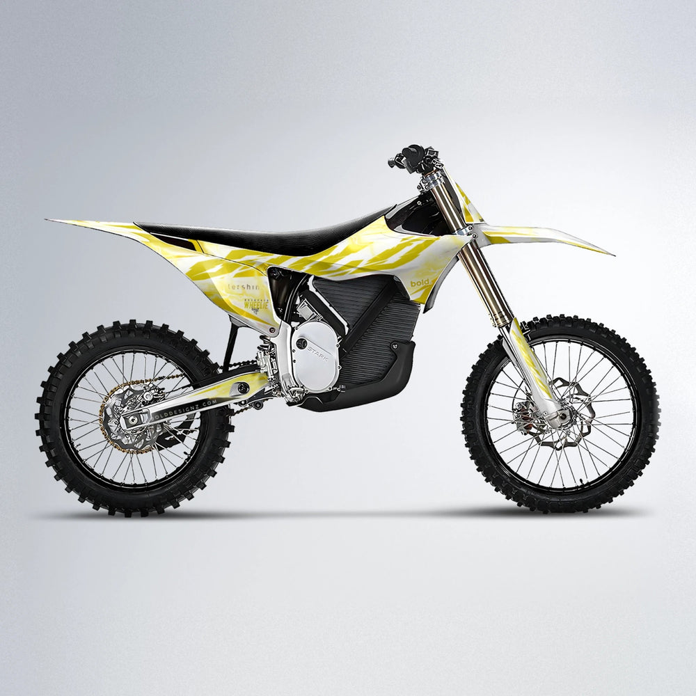 EKKE V2 Stark Varg MX motocross graphics kit in Yellow