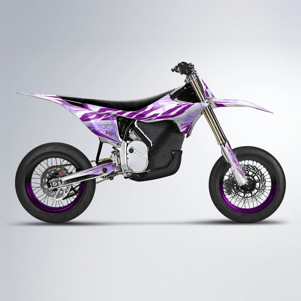 EKKE V2 Stark Varg SM supermoto graphics kit in Custom Colour