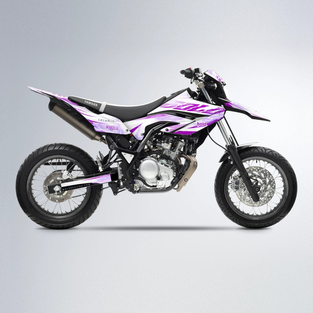 EKKE V2 Yamaha WR 125X supermoto graphics kit in Pink