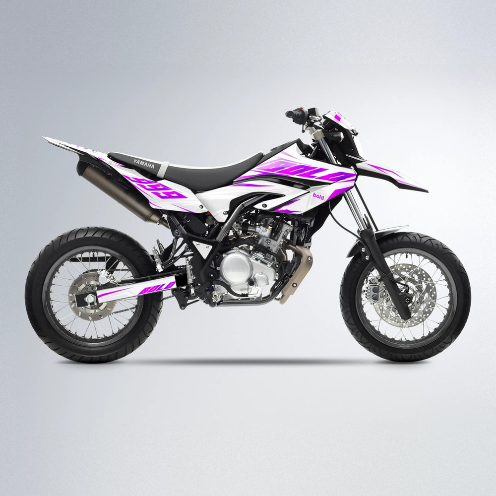 EKKE Yamaha WR 125X supermoto graphics kit in Pink