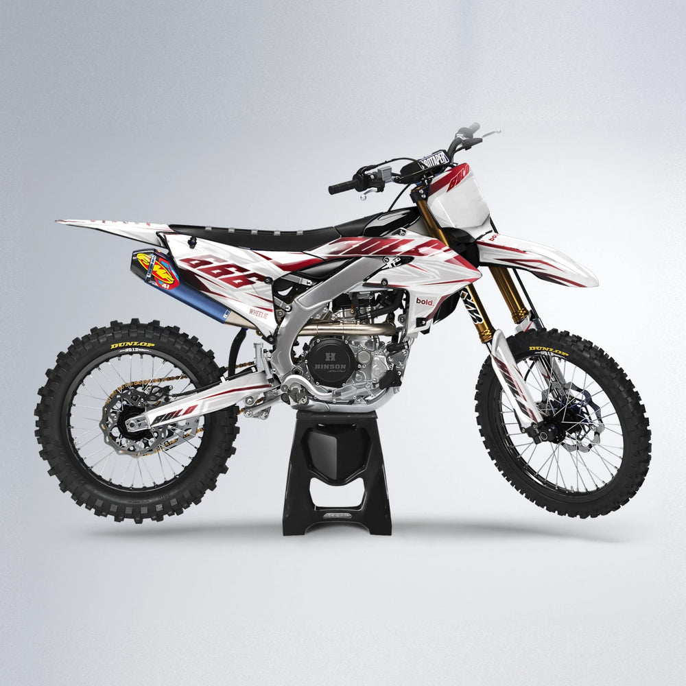 EKKE Yamaha YZF MX motocross graphics kit in Black & Red
