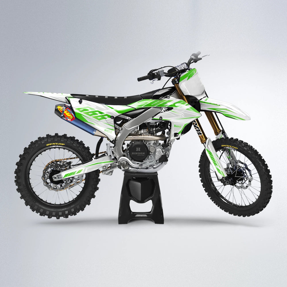 EKKE Yamaha YZF MX motocross graphics kit in Green