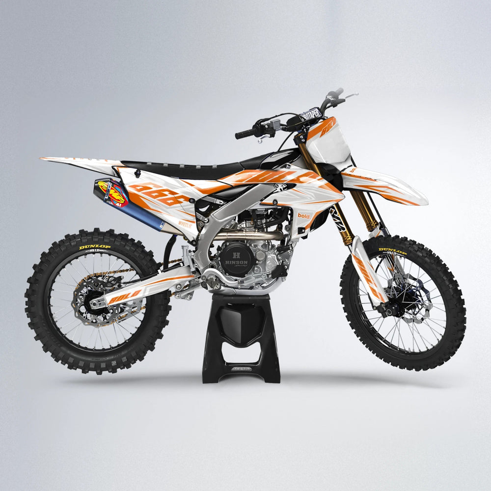 EKKE Yamaha YZF MX motocross graphics kit in Orange