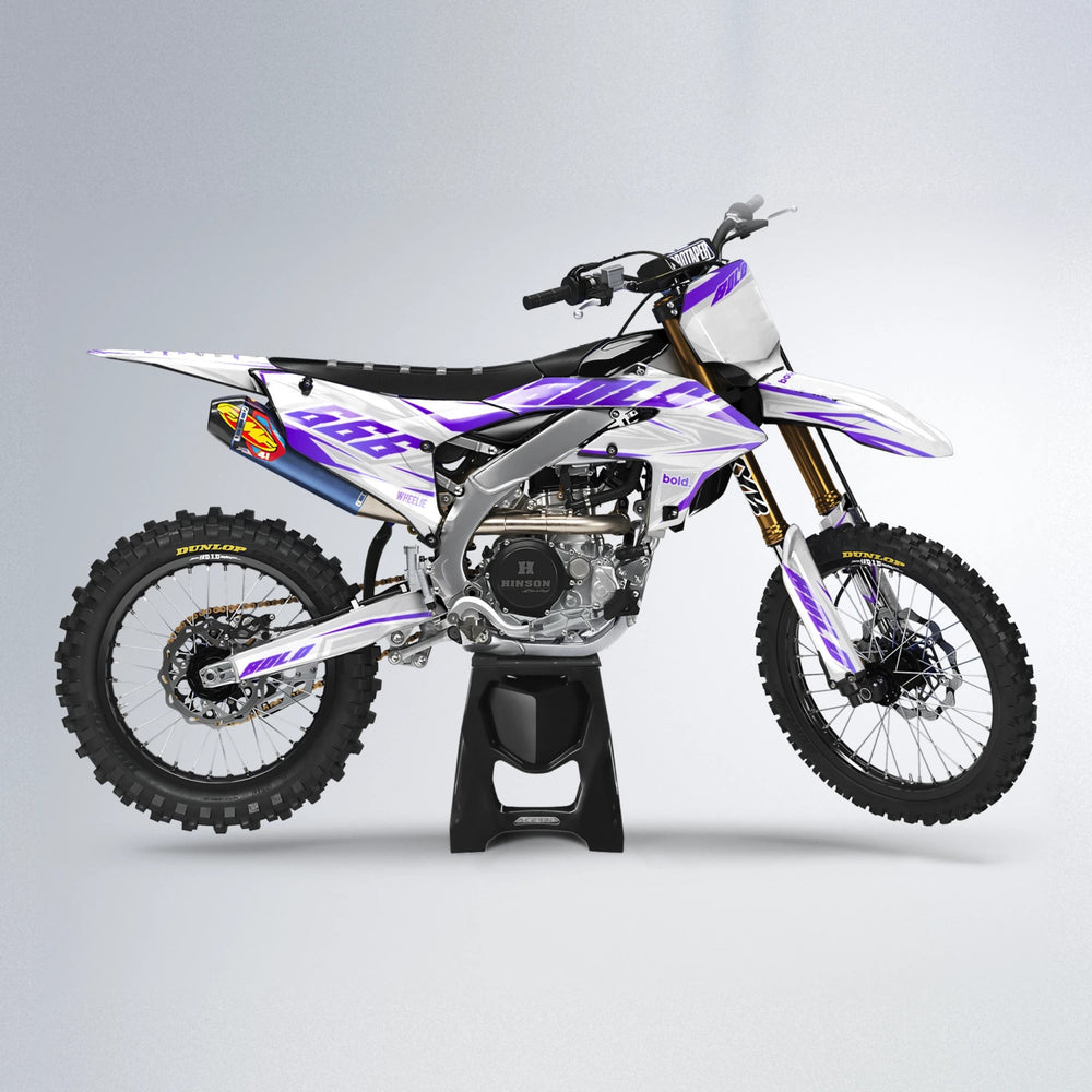 EKKE Yamaha YZF MX motocross graphics kit in Purple