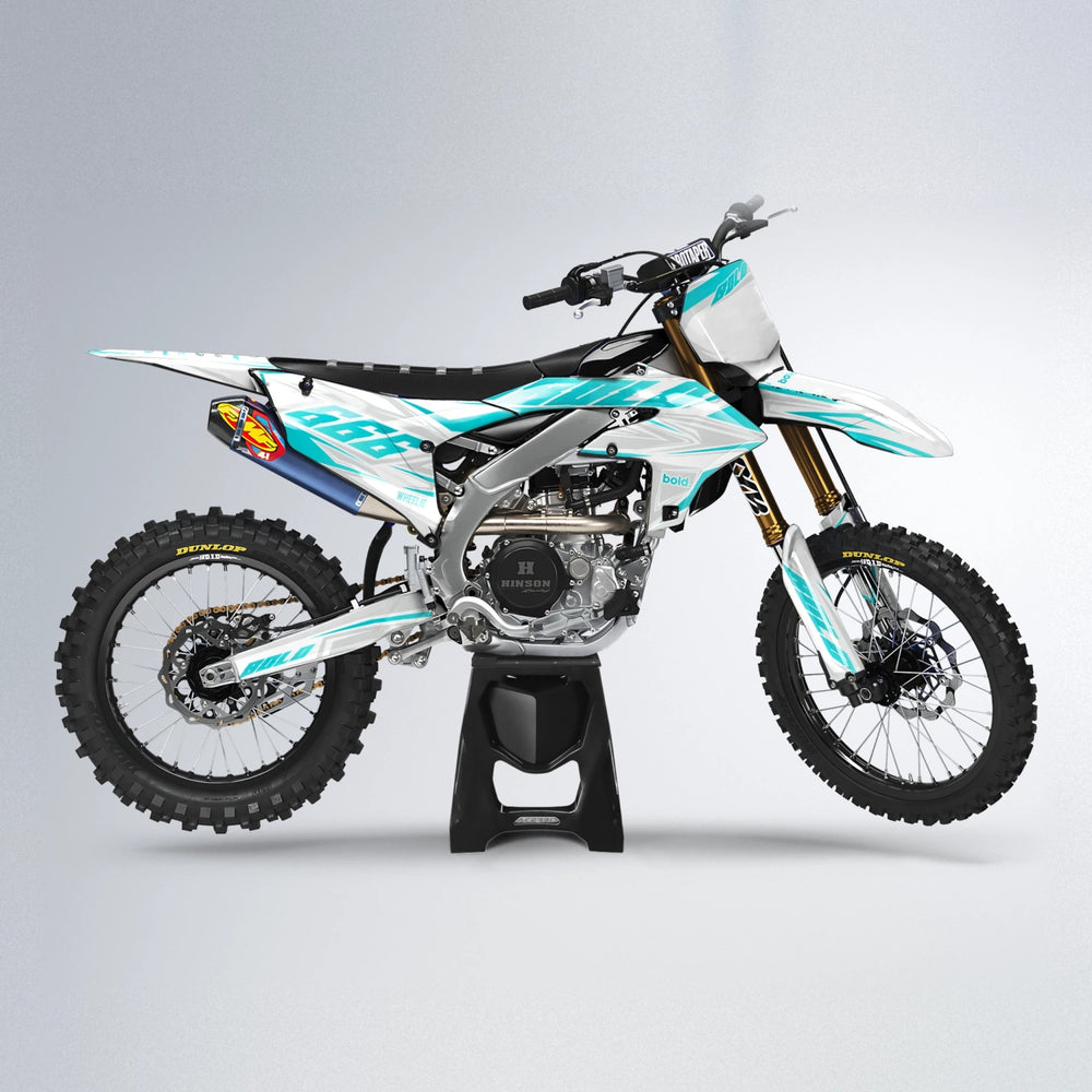 EKKE Yamaha YZF MX motocross graphics kit in Teal