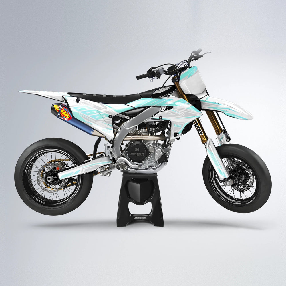 EKKE Yamaha YZF SM supermoto graphics kit in Mint