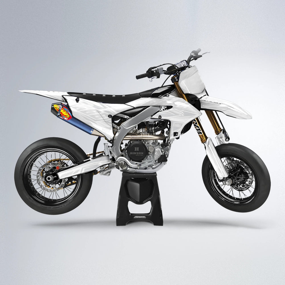 EKKE Yamaha YZF SM supermoto graphics kit in White