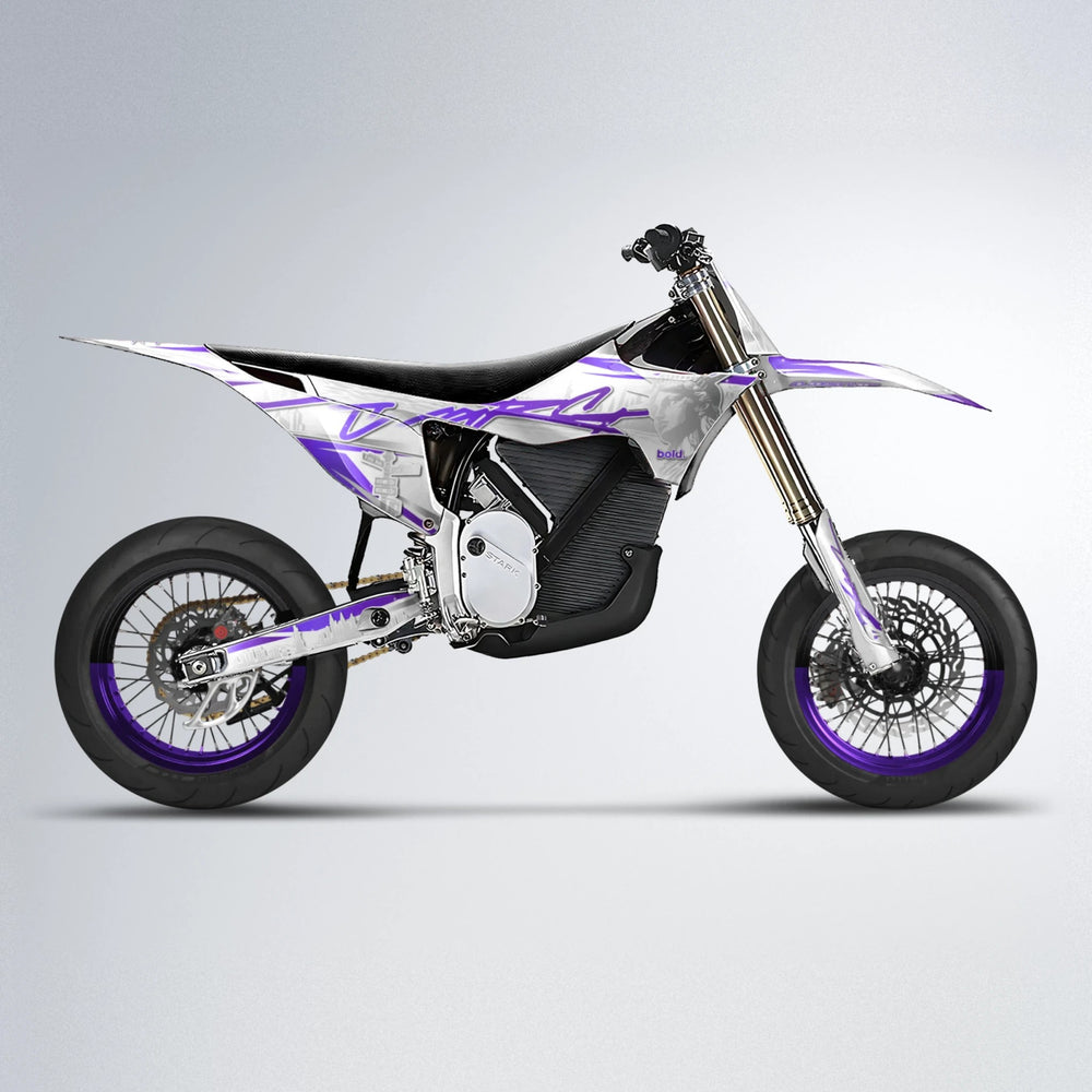 EMPIRE Stark Varg SM supermoto graphics kit in Purple