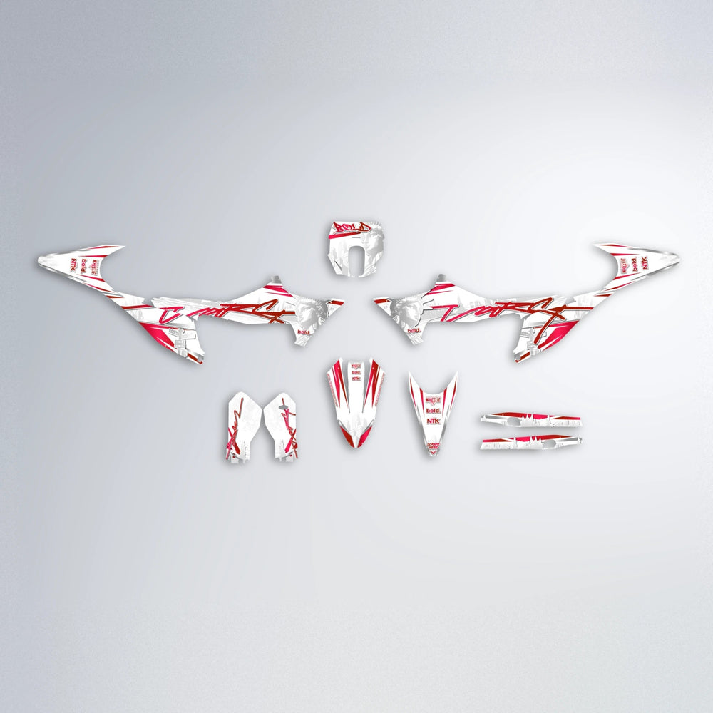 EMPIRE Stark Varg SM graphics kit parts layout in Red