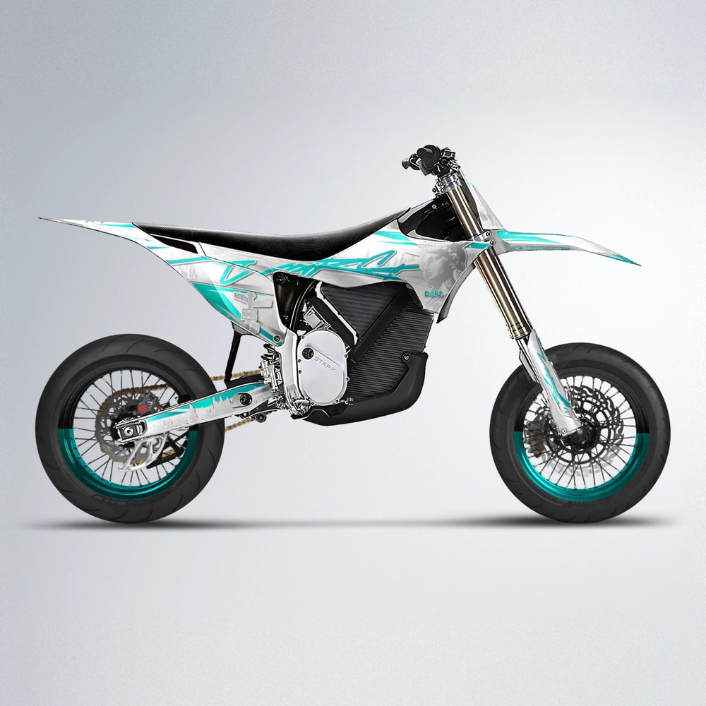 EMPIRE Stark Varg SM supermoto graphics kit in Teal
