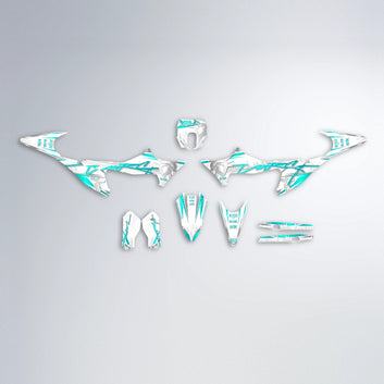 EMPIRE Stark Varg SM graphics kit parts layout in Teal