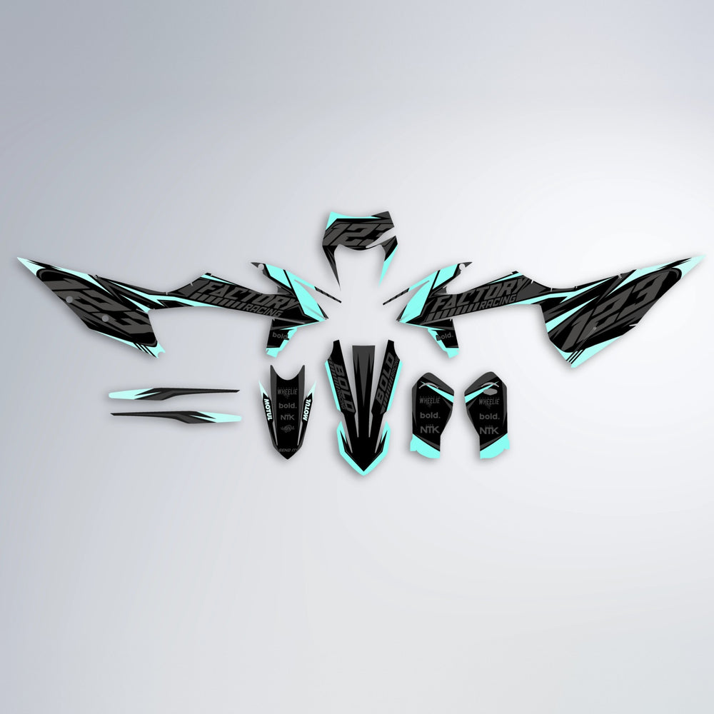ENEMY graphics kit parts layout in Mint