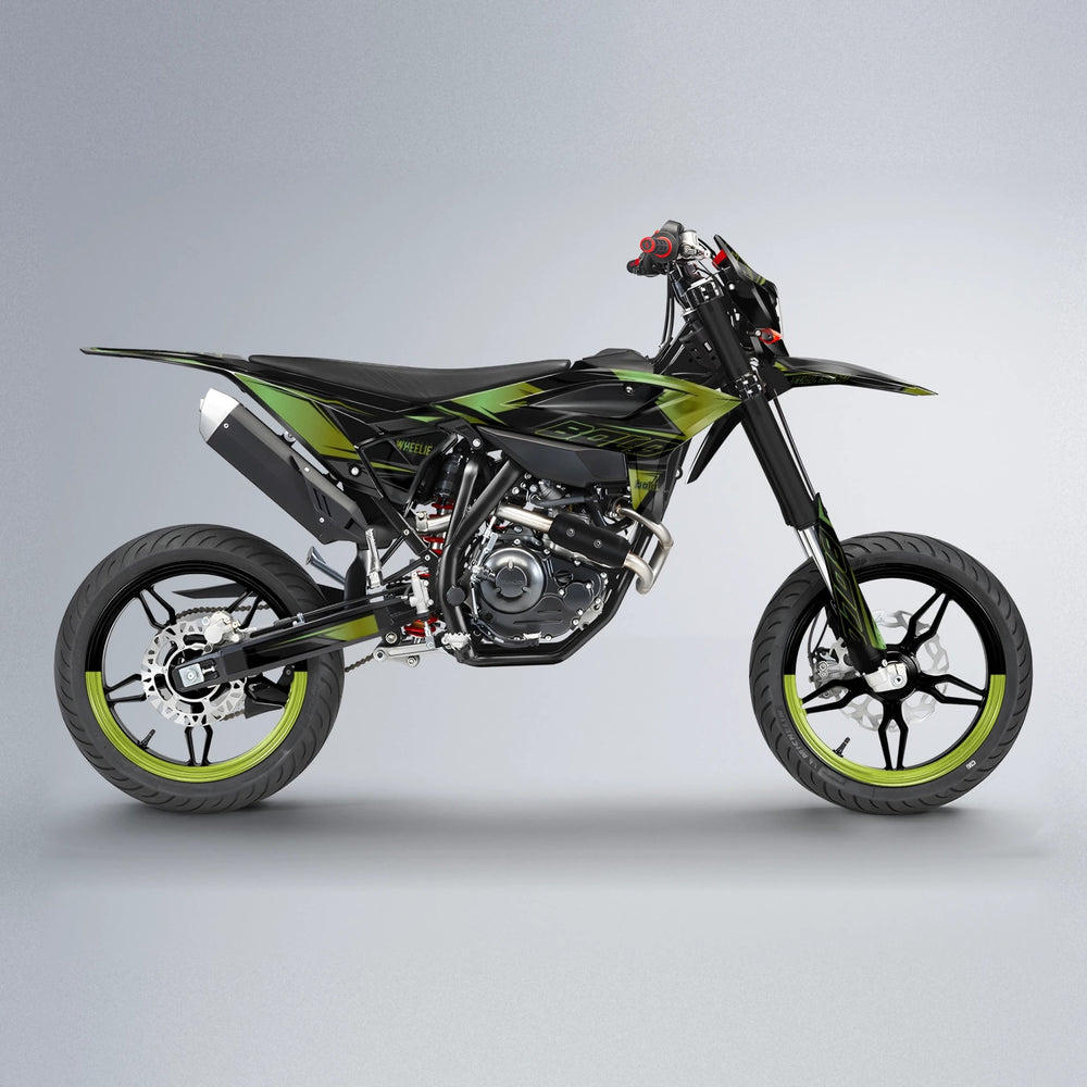 EVO Beta supermoto graphics kit in Olive