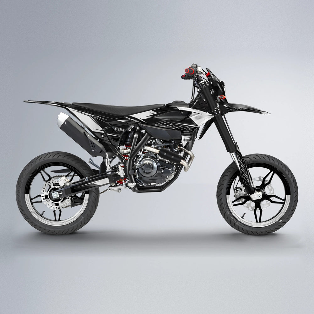 EVO Beta supermoto graphics kit in White